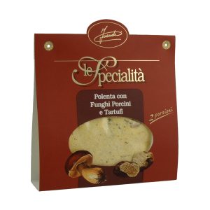 Polenta con tartufi e funghi porcini Astuccio 150g